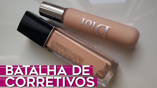 RESENHA NOVO CORRETIVO DIOR BACKSTAGE  COMPARAÇÃO DIOR SKINCORRECT [upl. by Asenej]