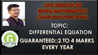 CLASS 2 DIFFERENTIAL EQUATION ME THERMO gate studyaccount live life viralvideo upsc [upl. by Anelas968]