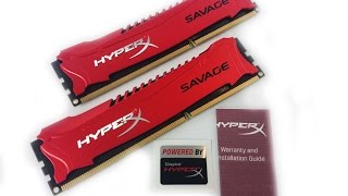 Memorie HyperX Savage 8GB DDR3 1600MHz CL9 Dual Channel Kit [upl. by Vassell247]