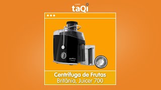 Centrífuga de Frutas Britânia Juicer 700 400 Watts [upl. by Amitak]