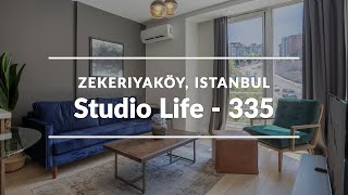 Istanbul Apartment Tour  Studio Life Furnished Apartment in Zekeriyaköy Istanbul [upl. by Airamat]