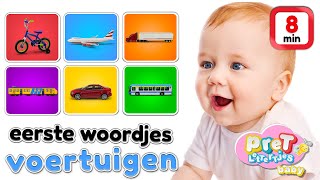 Woordjes leren • VOERTUIGEN • Baby tv Nederlandse baby filmpjes [upl. by Neb153]