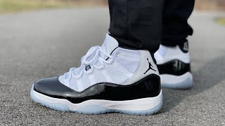 Real VS The Best Fake Jordan 11 quotConcordquot Review [upl. by Acus450]