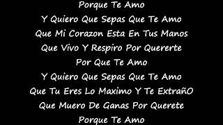 te amo la reunion nortena lyrics [upl. by Jaynes]