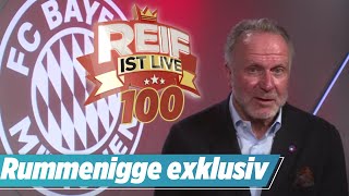 100 Sendung Dieser Abgang tut Rummenigge wirklich weh  Reif ist live [upl. by Nikral]