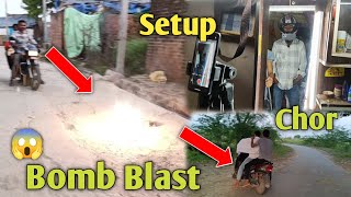 Road Par Bomb Blast Ho Gaya 😱  Setup  Scooty Le Gaye 😡  Its Divyansh Vlogs [upl. by Aisenet]