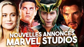 TOUS LES NOUVEAUX FILMS amp SÉRIES MARVEL 20212022 [upl. by Nydia]