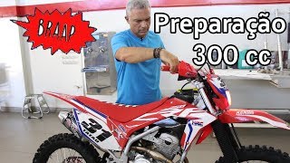 CRF 250F  PREPARAÇÃO 300CC  OUÇA O RONCO [upl. by Yramliw]