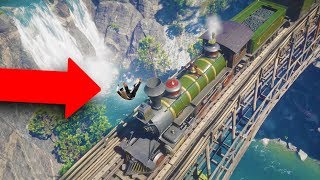 THE GREATEST TRAIN ROBBERY EVER THROWN OFF BRIDGE  Red Dead Redemption 2 Outlaw Life 6 [upl. by Malanie]