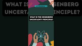 What is Heisenberg Uncertainty Principle  U A Academy  Funchemistry223 [upl. by Hartfield]