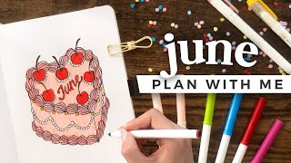 PLAN WITH ME  June 2024 Bullet Journal Setup [upl. by Pearson317]