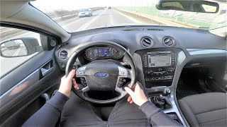 Ford Mondeo MK4 16 Ecoboost 160HP 2011 POV Test Drive amp Acceleration 0100  4K 110 [upl. by Blair]