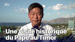 Une visite historique du Pape au Timor oriental [upl. by Rhonda]