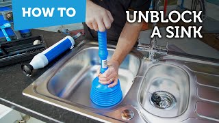 How to unblock a sink [upl. by Neirrad]