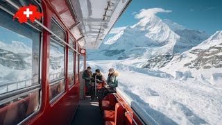 Jungfraujoch ❄️ Top of Europe🇨🇭 Switzerland Most Beautiful Places Switzerland Wengen EigerGlacier [upl. by Nerat302]