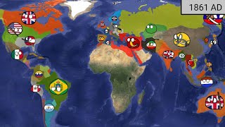 History of the World Countryballs Every years 500BC  2024AD [upl. by Parthinia]