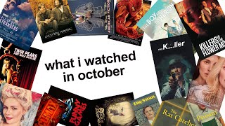 what i watched in october [upl. by Clein]