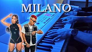 MILANO  BIA Sfera Ebbasta mini Piano Cover [upl. by Sell392]