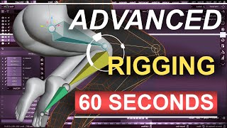 Blender 282  Advanced Rigging In 60 Seconds Double Joints [upl. by Eylk]