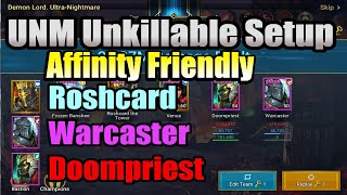 UNM 4 Key Team Roshcard Warcaster Doompriest [upl. by Atina574]