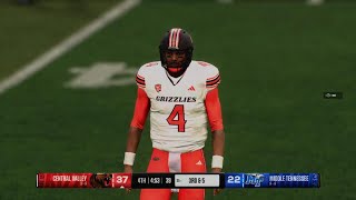 Week 0 Central Valley University Grizzlies vs Middle Tennessee Blue Raiders NonConference [upl. by Justinian]