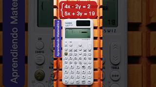 SISTEMA de ECUACIONES con la CALCULADORA CIENTÍFICA 😎 Casio fx991 SP CW Iberia [upl. by Reuben]