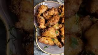 Tasty Spicy chicken wings  air fried chicken wings recipe Full recipe in the description [upl. by Nesyrb]