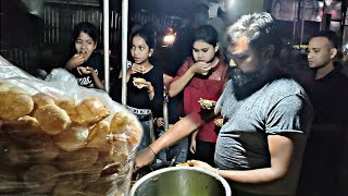 Eating Fuchka Panipuri FuchkaGolgappa Barrackpore Famous Fuchka  Indian Street Food Explore [upl. by Eisoj]