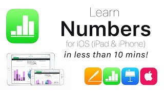 Complete Numbers for iOS Tutorial  Full quick classguide  EXTRAS iPad amp iPhone [upl. by Artema336]