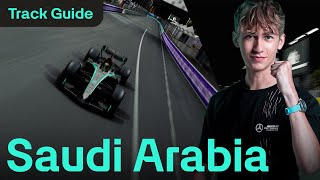 Threading the Needle 🧵  Saudi Arabia F1 Track Guide [upl. by Sikes734]