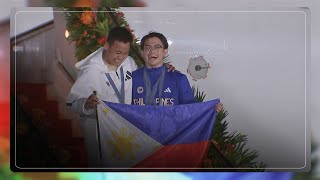 Filipino Olympians arrive home  ABSCBN News [upl. by Lander]