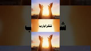 Shukran ya rabi shukran arabic nasheed شكرا يا ربي شكرا shortsfeed [upl. by Noyar342]