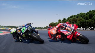 FRANCO MORBIDELLI VS PECCO BAGNAIA  MANDALIKA GP INDONESIA  MOTOGP 23 GAMEPLAY REPLAY [upl. by Nossaj188]