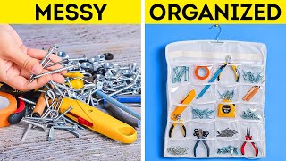 SuperEasy Organizing Hacks to Avoid a Mess [upl. by Ursel]