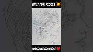 How to draw anime face easily🔥shorts [upl. by Atnuahsal]