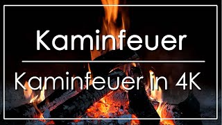 🔥 Kaminfeuer gemütliches Kaminfeuer 4K  HD 1 Stunde [upl. by Ximenes]