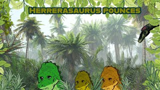 Herrerasaurus Pounce compilation [upl. by Assetak]