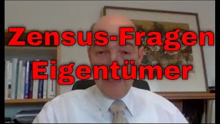 Zensus 2022  die Fragen für die Eigentümer [upl. by Georgeta]