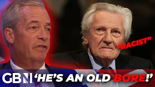 Hes filled with BILE HATRED and INTOLERANCE  Nigel Farage HITS BACK at Michael Heseltine [upl. by Ttebroc]