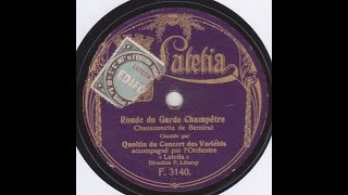 Quoitin quot La Ronde du Garde Champêtre quot 1911 [upl. by Eelitan]