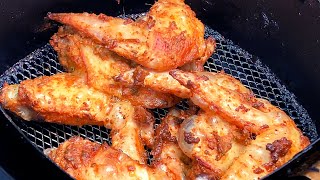 Air Fried Chicken Wings  The Best Air Fryer Chicken Wings [upl. by Stuckey]