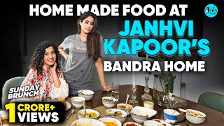 Sunday Brunch At Janhvi Kapoors Bandra Home X Kamiya Jani  Ep 134  Curly Tales [upl. by Ahsek]