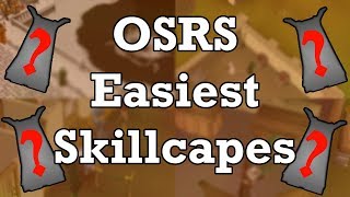 OSRS Easiest Skillcapes  Runescape 2007 Easy Skillcapes [upl. by Roley]