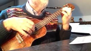 Colonel Bogey March  solo ukulele  Colin Tribe on LEHO [upl. by Hebner]