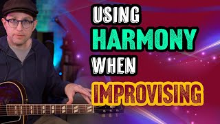 Using harmony when improvising lead  An easy way to visualize harmonized 6ths and 3rds  EP504 [upl. by Aratahc]