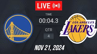 NBA LIVE Golden State Warriors vs Los Angeles Lakers  November 21 2024 Warriors vs LAL  2K25 [upl. by Christabelle367]