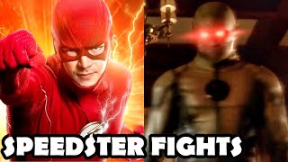 The Flash Top 10 BEST SPEEDSTER FIGHT SCENES [upl. by Nohpets]