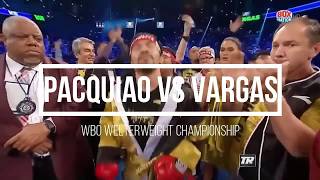 Pacquiao VS Vargas Full Highlights HD [upl. by Macy]