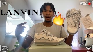 LANVIN CURB SNEAKER REVIEW  TRY ON  THESE ARE HEAT 🤯🔥‼️ [upl. by Sari]