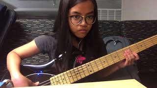 The Way  Meshell Ndegeocello bass cover by Aubrey Situmorang [upl. by Ailil]